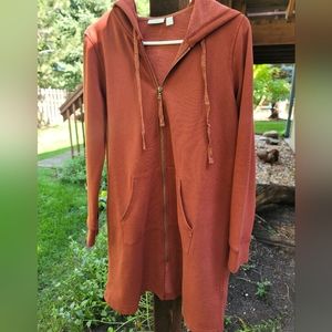 Logo Lounge Tunic Hooded Sweatshirt